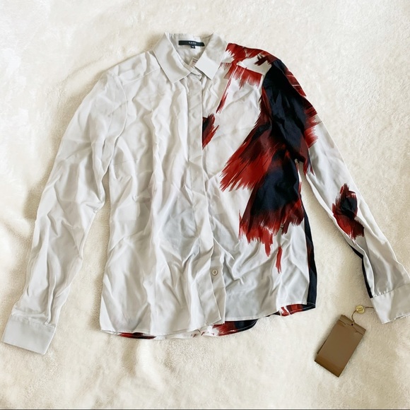 NWT Authentic Gucci Signature Prints Button Down Silk Shirt​ 40 Unique Elegant - Picture 4 of 12